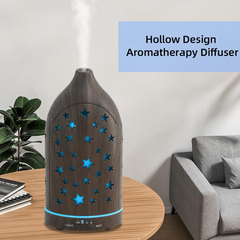 Star Hollow Diffuser 7 Customizable Colors, Whisper Quiet, Safe & Stylish Aromatherapist House Humidificador De Aroma Lifelines Diffuser